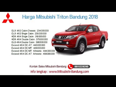 Harga Mitsubishi Triton Bandung Promo Kredit 0811229295