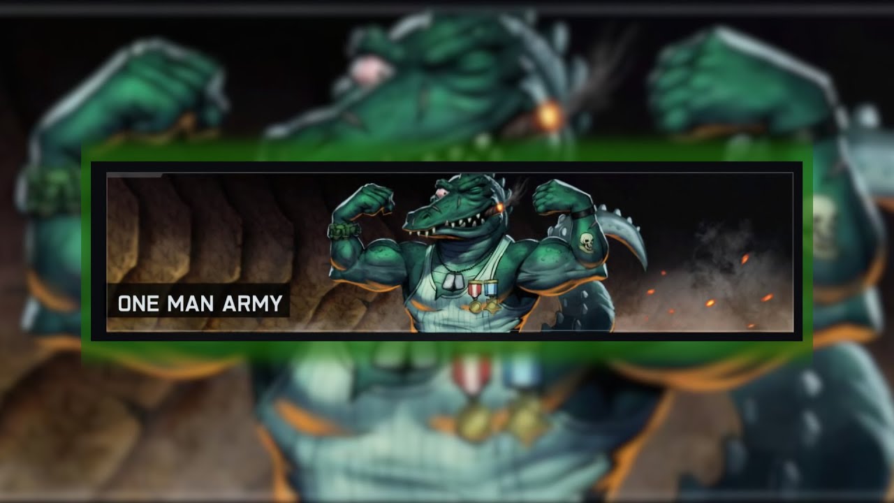 1 Man Army Calling Card BO7