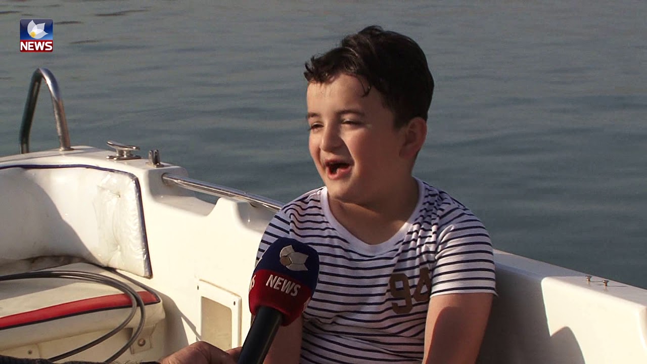 منداڵێکی تەمەن حەوت ساڵی دانیشتوی رانیە دەتوانێت لە زێی بچوک بپەڕێتەوە