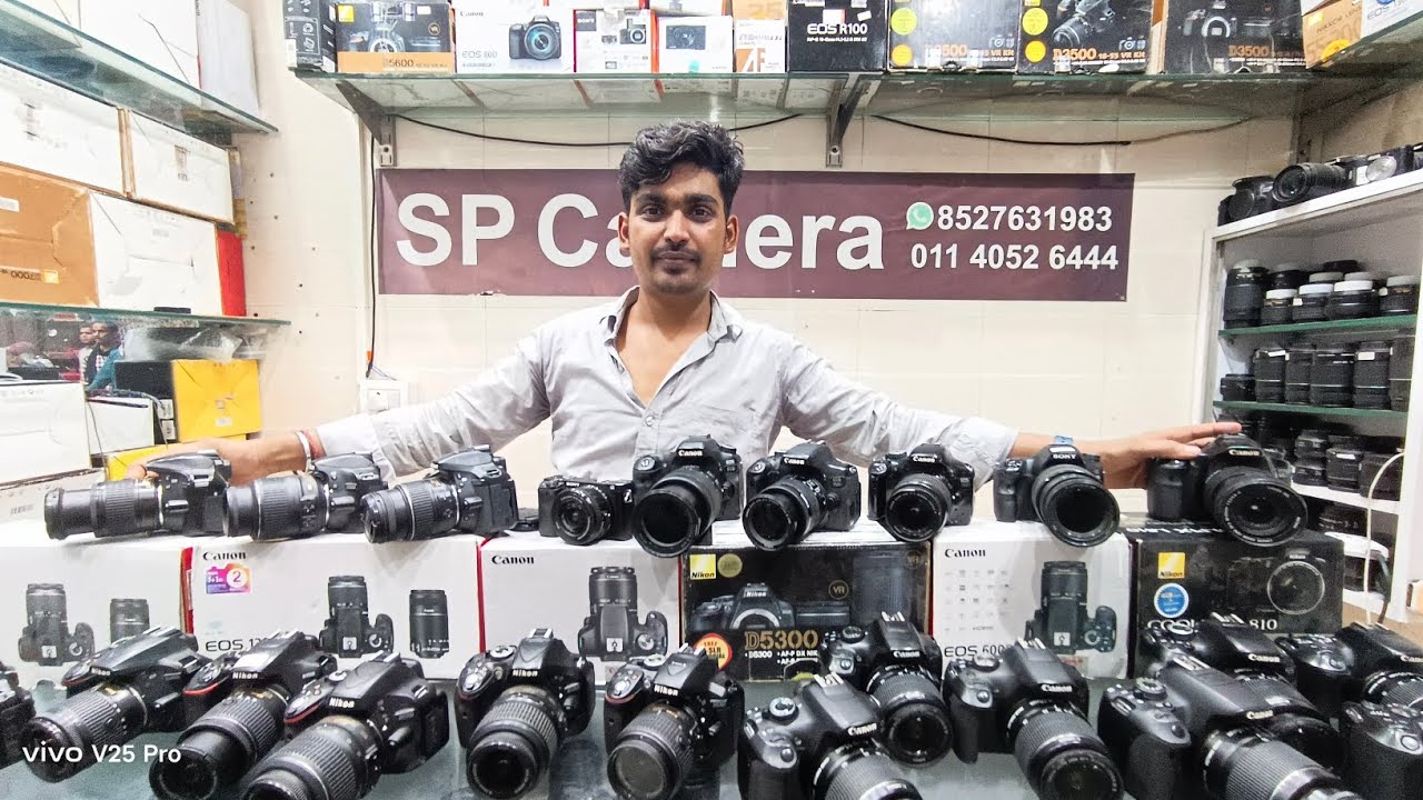 Delhi camera market मात्र ₹5000 से शुरू 🔥 vlogging photography DSLR