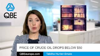 Price of crude oil drops below $50