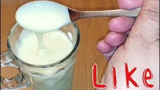 الحليب المكثف المحلى بمكونين فقط في أقل من دقيقه وهيكلفك 5جنيه فقط?♥️