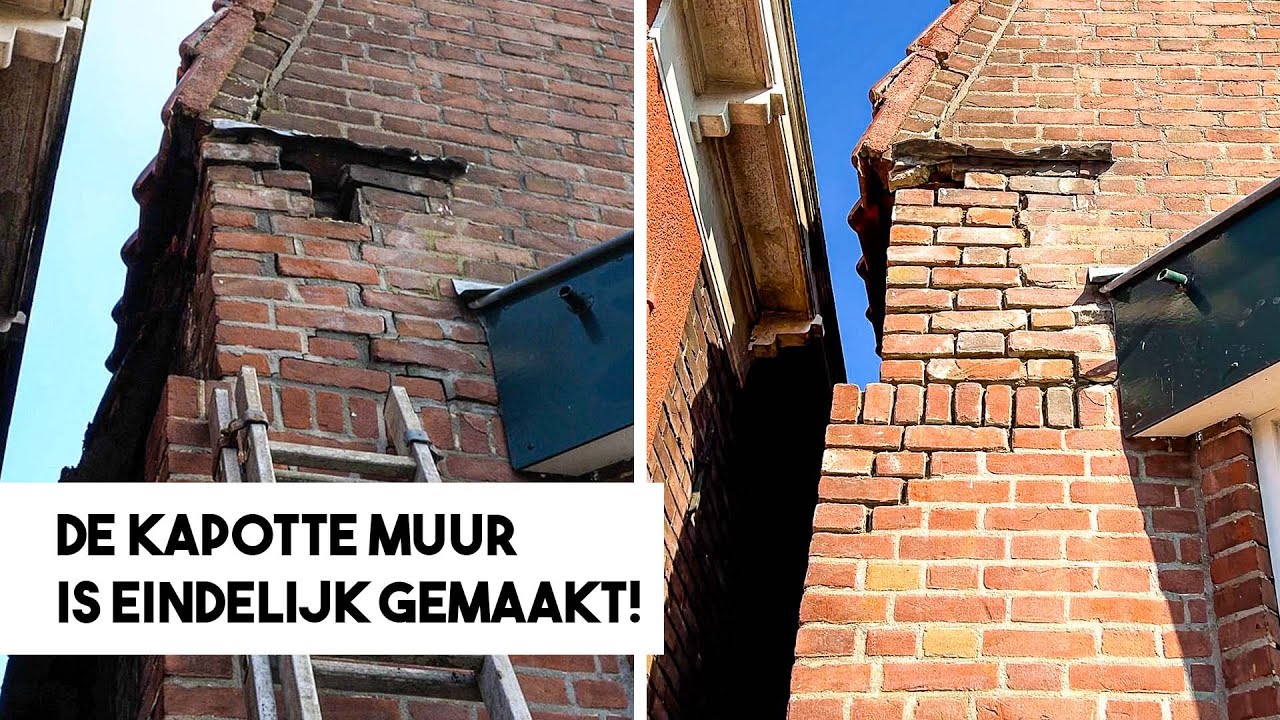 De KAPOTTE MUUR Is Eindelijk GEMAAKT! | VERBOUW VLOG #62