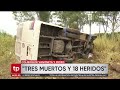 Accidente entre dos vehículos deja al menos tres fall3cidos y más de 10 h3ridos