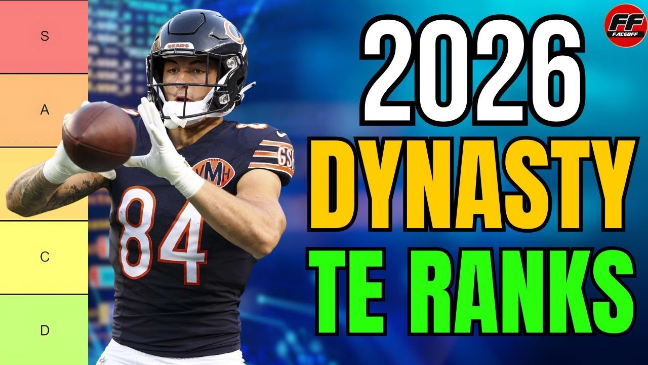 MUST KNOW Dynasty TE Rankings 2026 | Top 12 Dynasty Tight Ends Fantasy Football | Colston Loveland