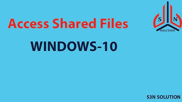 Access Shared files using SMBv1 in Windows 10