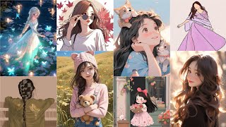 🧿Cartoon girl dpz -3 |🧸Cute cartoon baby dp| Anime dp photo| unique whatsapp dp #cartoon #anime screenshot 4