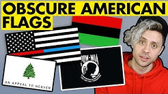 Rare and UNUSUAL American Flags 