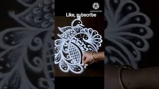 @NSchannelrangoli#rangoli#muggulu #dialyrangoli #indianart#peacock#shorts#youtubeshorts