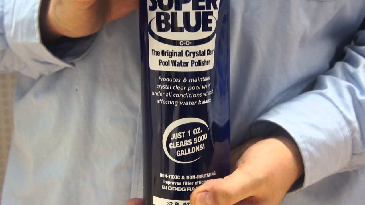 Robarb Super Blue Pool Water Polisher Video by PoguePoolSpa YouTube