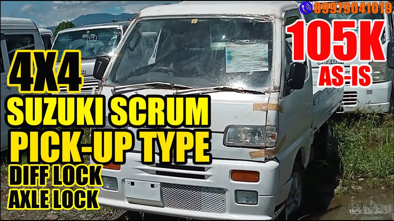 4x4 SUZUKI SCRUM MANUAL TRANSMISSION AS-IS PRICE 105K || JASON VEHICLE ...