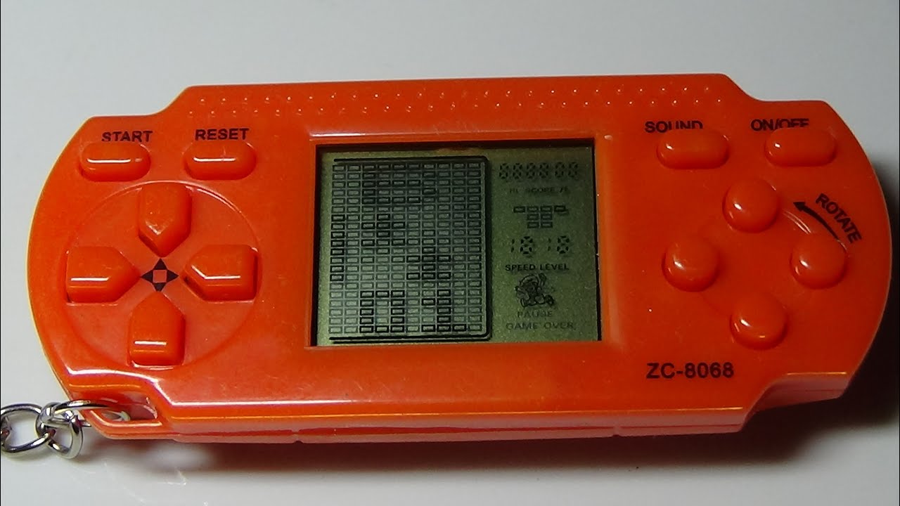 Тетрис в кармане. Брелок "Brick Game." - YouTube