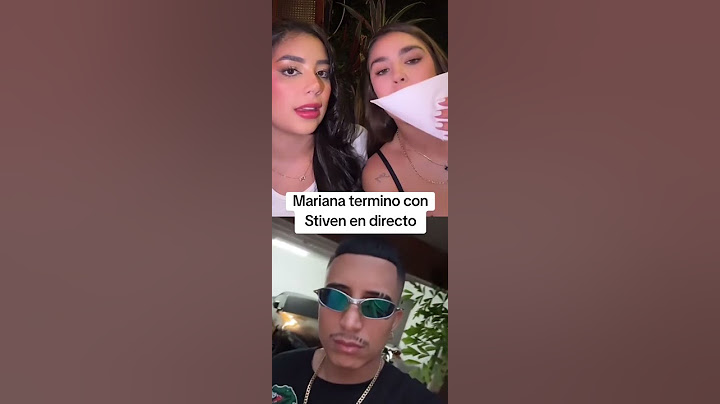 MARIANA TERMINO CON MR STIVEN EN DIRECTO 💔