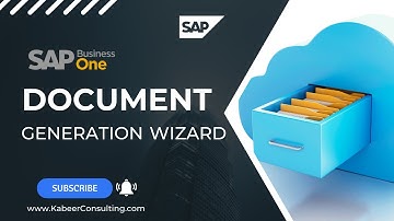 SAP B1 Document Generation Wizard | #SAP #sapb1 #sapbusinessone