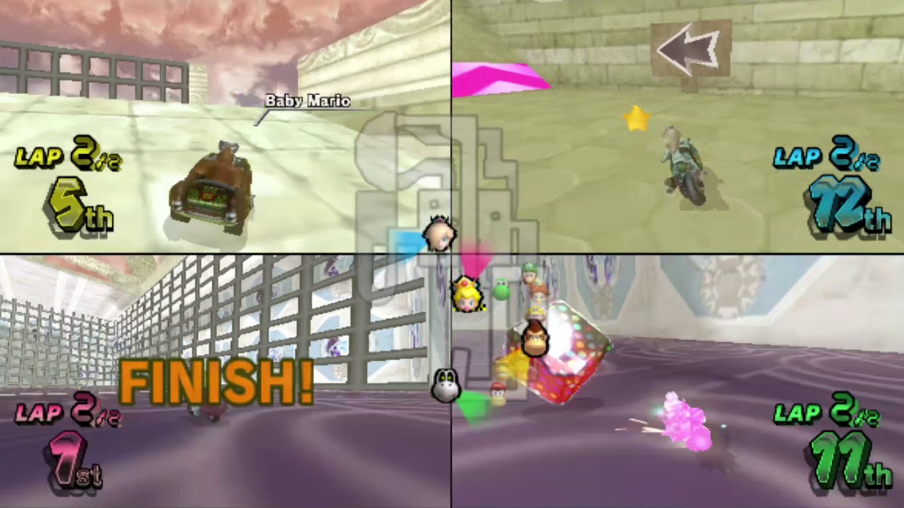 Mario Kart Wii Custom Tracks ✦ 4 Players #053