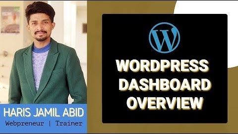 WordPress Dashboard Tutorial for Beginners 2025 | WP Dashboard Overview | WP Dashboard Kya Hai?