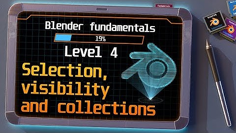 Blender 4.3 fundamentals: Selection, visibility and collections [EN]