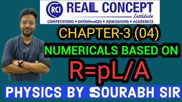 Class 12th Physics Chapter 3 | Numericals Based on formula R=pl/A | 12/JEEmains /NEET