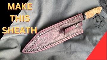 Making a Sheath for a Chef Knife