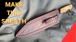 Making a Sheath for a Chef Knife
