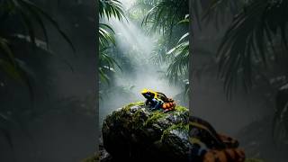 Why This Tiny Frog is Deadlier Than a Lion 🐸 #shorts #deadlyanimal #poisonfrog