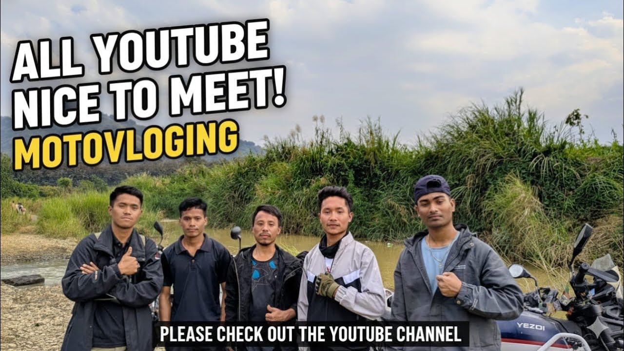 Motovlog All YouTuber, nice to me￼et  so guys please check out channel ​