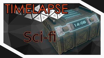 Sci fi Chest Timelapse (Blender 3.1.2 & Quixel Mixer) Complete