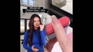 With Mustache Tattoos Seeing The Trend Coming Back In Style.