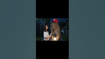 Capybara và Bé Đi Chơi Về Muộn  #capybara #vuive #giaitri #ongbavaboss
