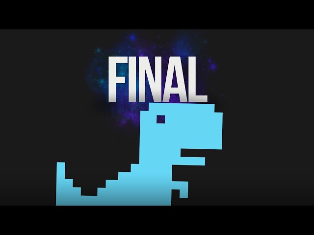 o final do jogo do dinousaro ele andou tudo aquilo atoua #finaldojog, final do jogo do dinossauro