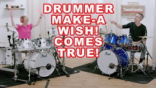 Mary's Drumming Make-A-Wish Comes True!