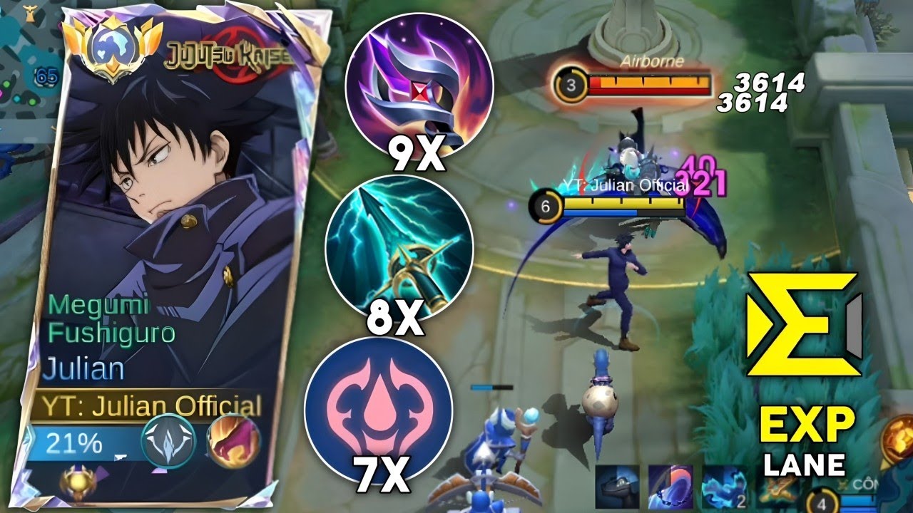 JULIAN EXP LANE BEST BUILD AND EMBLEM FOR SOLO RANKED! JULIAN GAMEPLAY - MOBILE LEGENDS