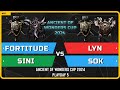 WC3 - Fortitude &amp; Sini vs Lyn &amp; Sok - Playday 5 - Ancient of Wonders Cup 2024