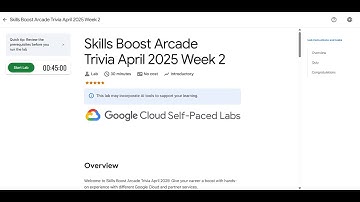 Skills Boost Arcade Trivia April 2025 Week 2 | Lab solution #arcade2025