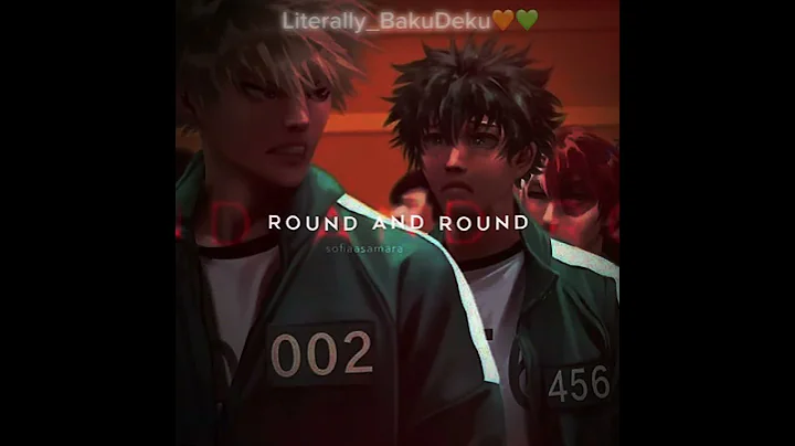 Squid game mha 😊 #mha #izukuxbakugou #anime #deku #bakugo #myheroacademia #squidgame #squidgame2