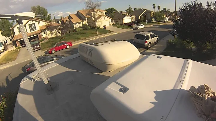 New RV mach 15 air conditioner install