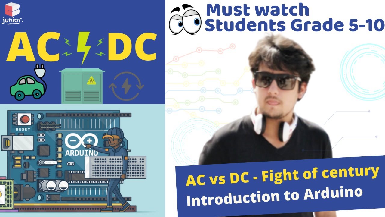 Lesson 1 - Robotics for School Students | AC vs DC Fight of Century ...
