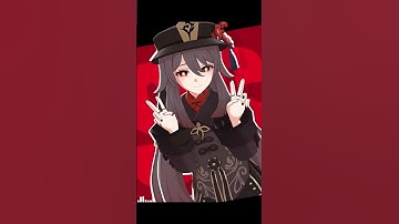 Hutao Montagem Shirt Blue! 😳 #hutao #フータオ #胡桃 #genshin #genshinimpact #animation