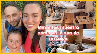 MIREN LA COCINA Y EL BAÑO DE LA VAN DE MI PAPA