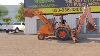 Case 580 Super K 2WD Extend A Hoe Back Hoe At Public Auction