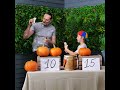 Little boy&#39;s pumpkin strategy shuts down competition! 🤩