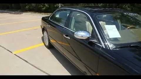 2005 JAGUAR XJ8 VANDEN PLAS EBONY #G37187 DALLAS TX