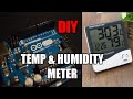 temperature and humidity meter using arduino
