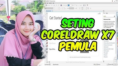 Setting CorelDraw x7 Pemula Simak Nih !