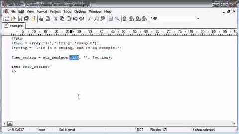 Beginner PHP Tutorial   51   String Functions  Replacing Predefined Part of a String   YouTube