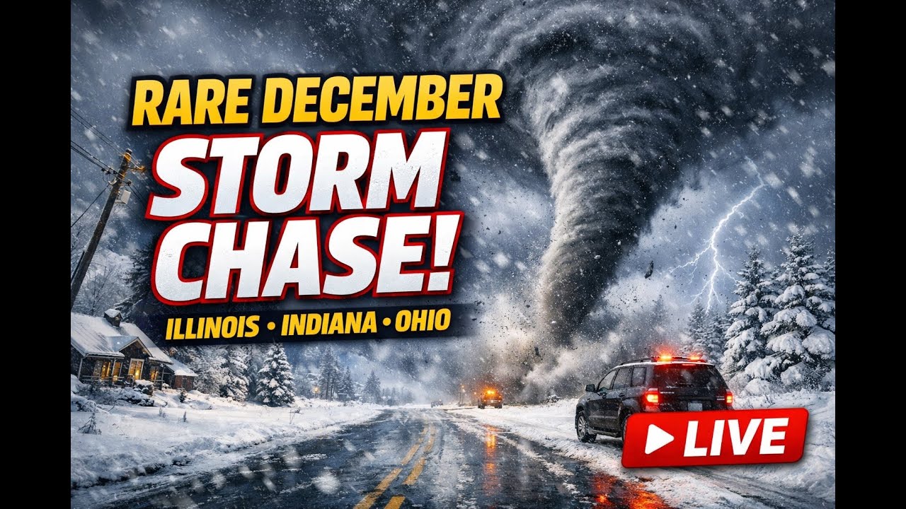 ⚠️ LIVE STORM CHASING – RARE DECEMBER SEVERE WEATHER EVENT ⚠️ - YouTube