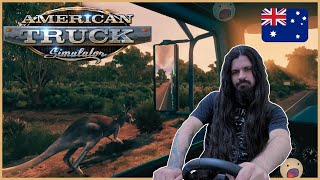 Beautiful Roads And Faster Kangaros at AusTralia Map/Mod American Truck Simulator - Project Straylia