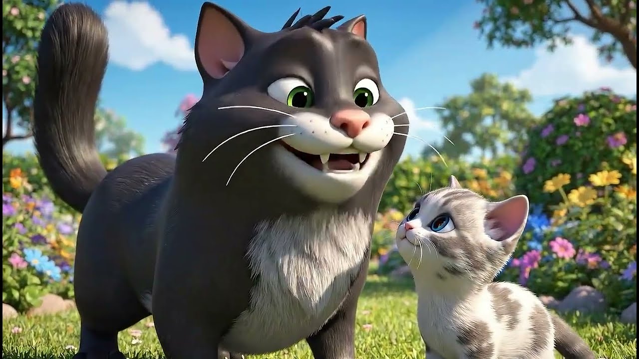 The Tomcat & The Kitten 🐱🐾 Happy Song for Kids 🎶 Yaii Kids