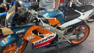 HONDA NSR 150cc SP engine rebuild 本田 NSR150SP引擎維修翻新 CSRT Vlog