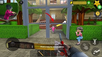 Scary Teacher 3D  Mod menu - troll Miss T so funny everyday (android, ios) part 1221